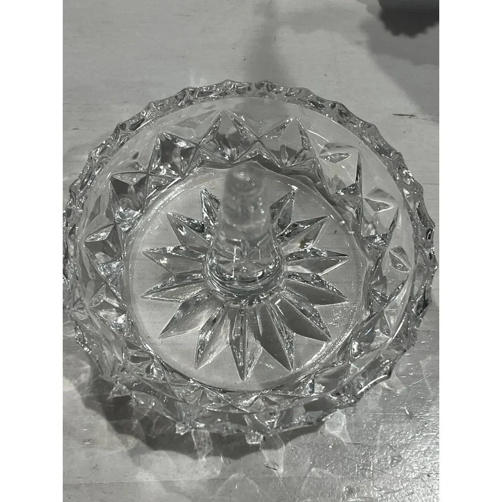 Vintage Zaječar Crystal Ring Holder, 24% Lead Crystal, Hand‎ Cut ring ho… - Picture 3 of 6
